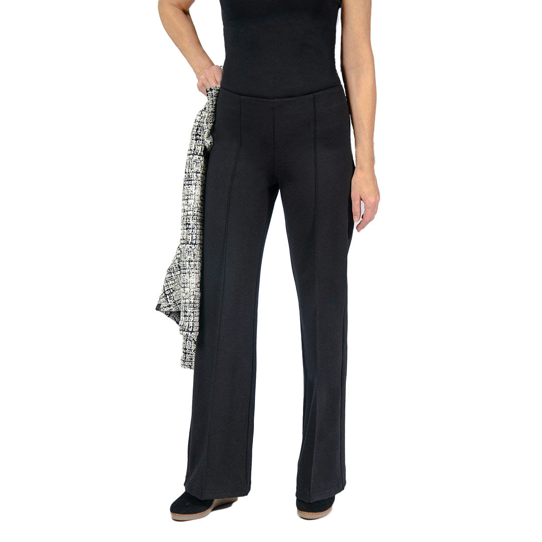 Tonia DeBellis | Wide Leg Pants - PDR - Black - front view