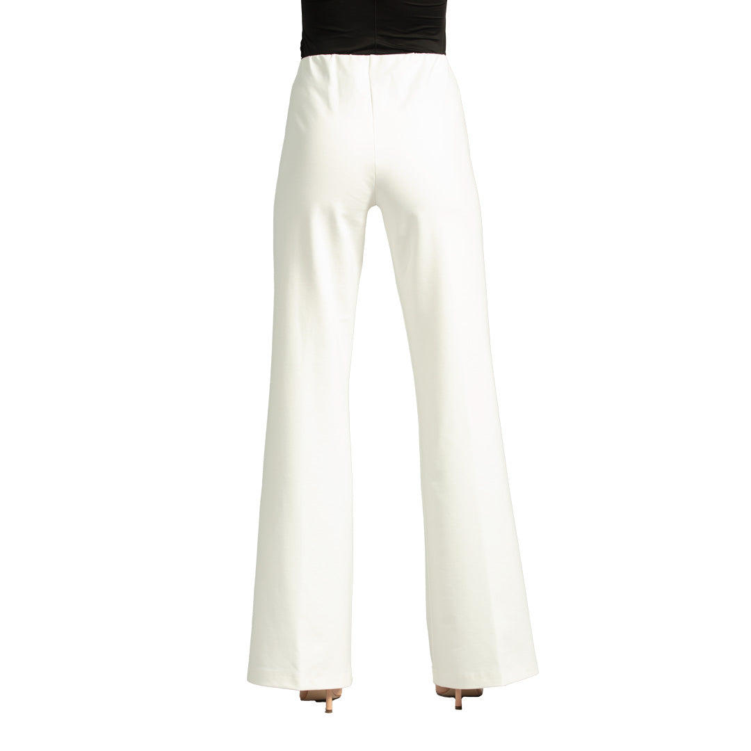 Tonia DeBellis | Wide Leg Pants - PDR - Ivory - back view