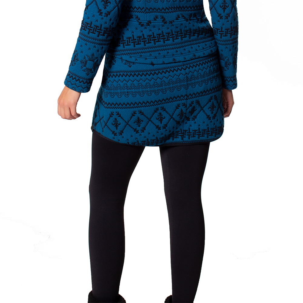 Tonia DeBellis Fair Isle Ski Skirt - back view