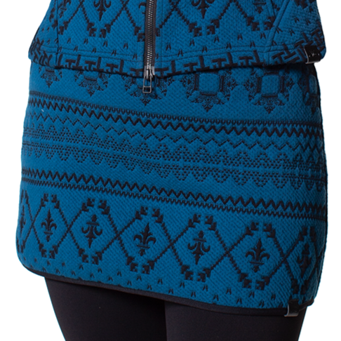 Tonia DeBellis Fair Isle Ski Skirt - front view