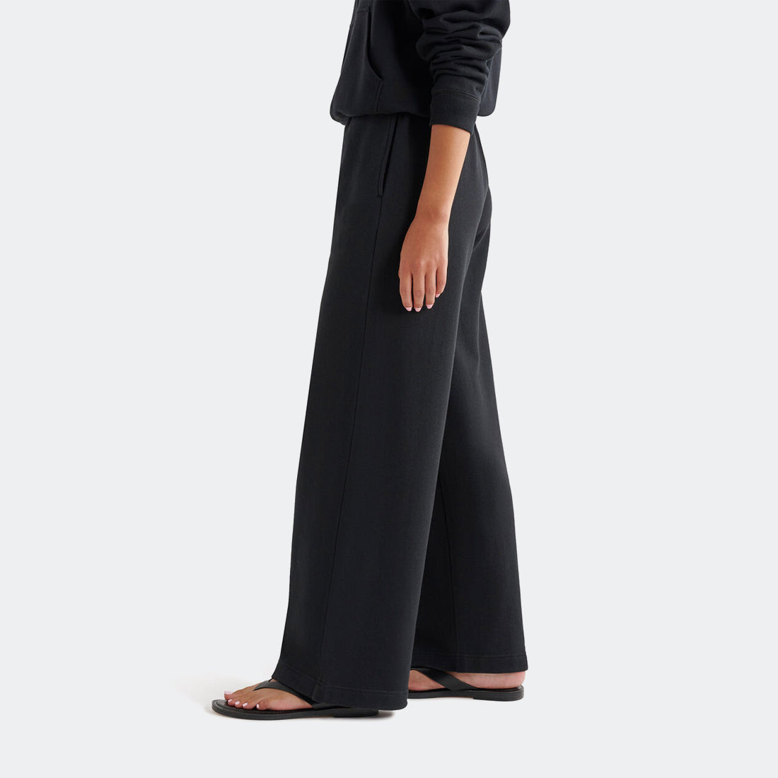 Wide Leg Fleece Pant