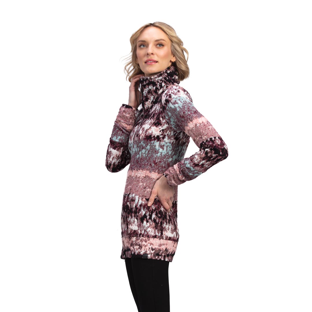 Tonia DeBellis | Molly Jacket - Navajo - Dusty Merlot Multi - side view