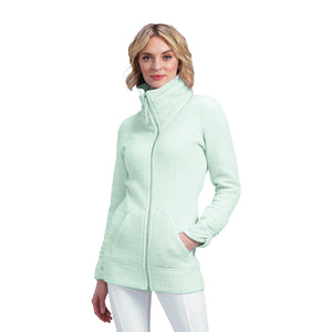 Tonia DeBellis | Molly Jacket - Uniquilt - Aqua - Front view